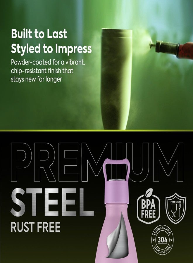 Pexpo Erica Stainless Steel Thermos Water Bottle 750ml | Hot and Cold Flask | ISI Certified Steel Bottle | Triple Wall Insulation | Leakproof | for Home, Office | 1-Year Warranty | Rosy Brown - Image 4